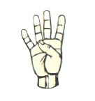 4 in sign language