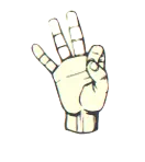 9 in sign language