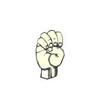 E in sign language