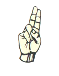 U in sign language