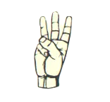 W in sign language