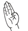 B in sign language
