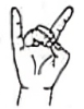 T in sign language
