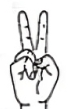 V in sign language