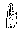 F in sign language