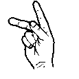 k in sign language