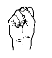 S in sign language
