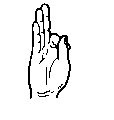 t in sign language