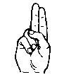 U in sign language