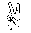 v in sign language