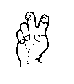X in sign language