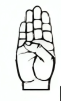 B in sign language