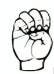 E in sign language
