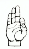 F in sign language
