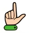 L in sign language